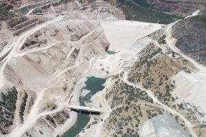 Türkiye'nin 2. büyük sulama barajı Silvan Barajı'nın yüzde 60'ı tamamlandı