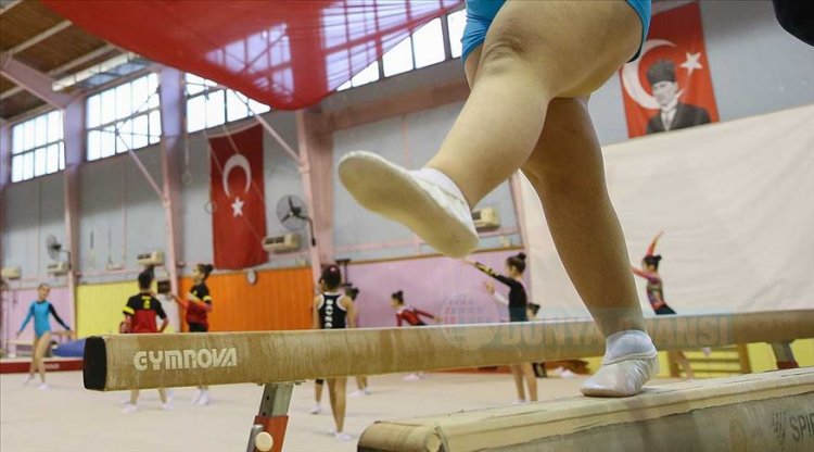 Cimnastikle down sendromlu çocuklar spora yönlendiriliyor