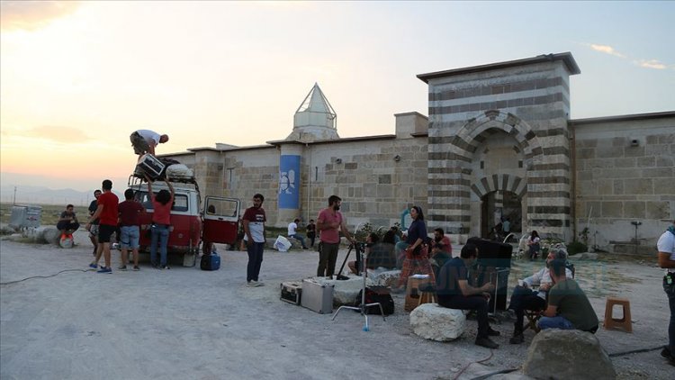 Konya Zazadin Hanı film yapımcılarının yeni çekim merkezi oldu