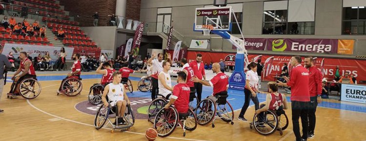 A Milli Erkekler Tekerlekli Sandalye Basketbol Takımı Avrupa üçüncüsü