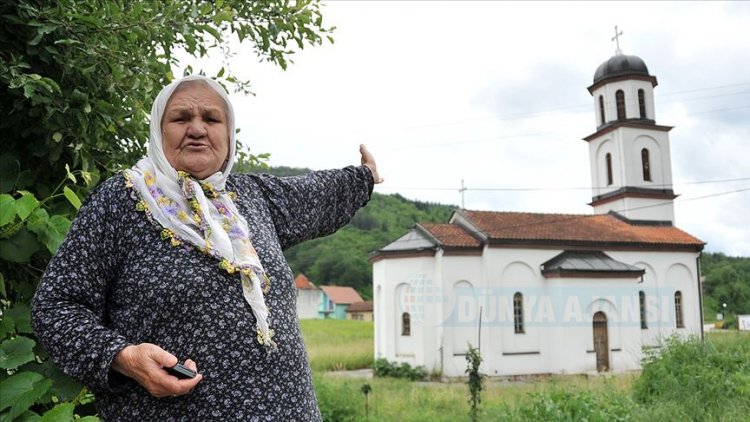 Sırplar bahçeme izinsiz kilise inşa ettiler