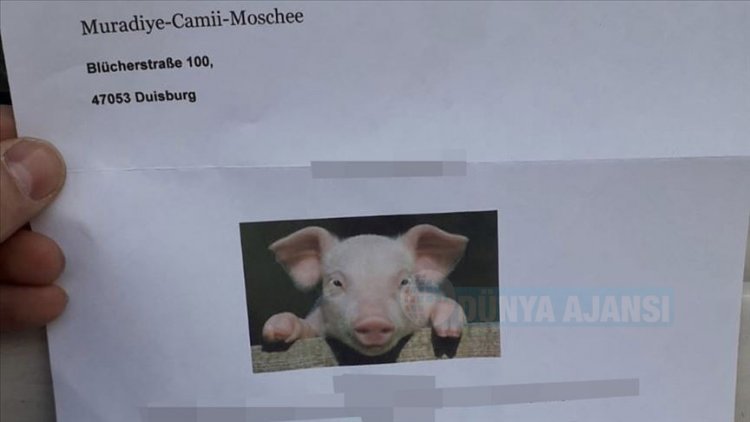 Camiye domuz fotoğraflı hakaret içeren mektup gönderildi