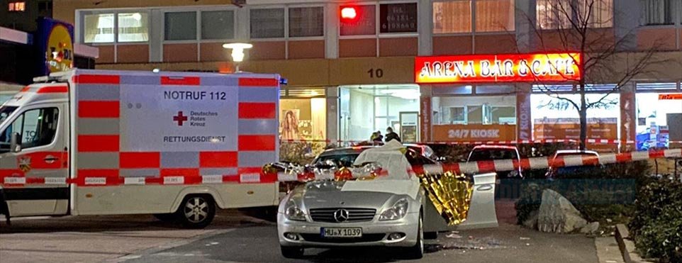 Hanau'da kafeye saldırı: 11 kişi hayatını kaybetti