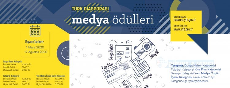 YTB’den “Türk Diasporası medya ödülleri“ yarışması