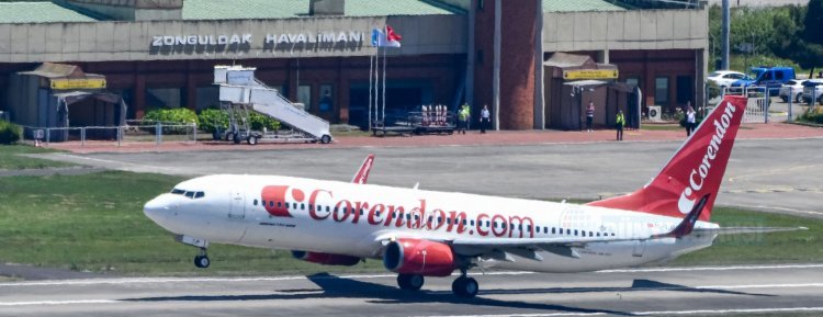 Corendon Airlines Zonguldak Havalimanı'na ilk seferi yaptı