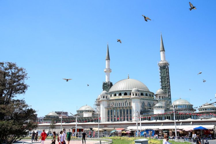 Taksim Camii'nin yüzde 65'i tamamlandı