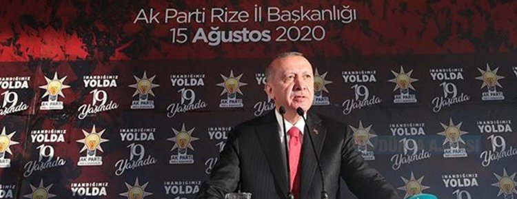 Cumhurbaşkanı Erdoğan: Haydutluğa asla boyun eğmeyeceğiz