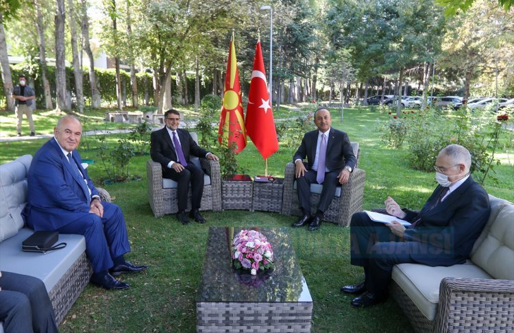 Dışişleri Bakanı Çavuşoğlu, Kuzey Makedonya heyetini kabul etti