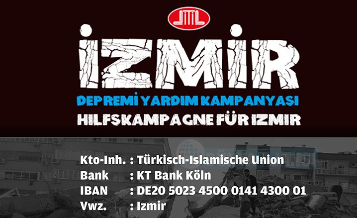 DİTİB, İzmir depremi yardım kampanyası başlattı