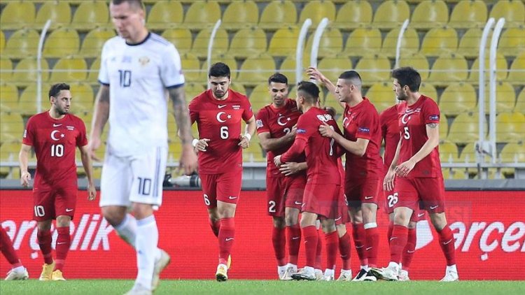 Türkiye, UEFA Uluslar Ligi'ndeki beşinci maçında Rusya karşısında kazandı