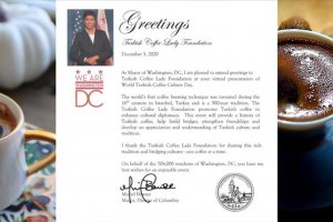 Washington Belediye Başkanı, 5 Aralık'ı 'Dünya Türk Kahvesi Günü’ olarak tanıdığını ilan etti