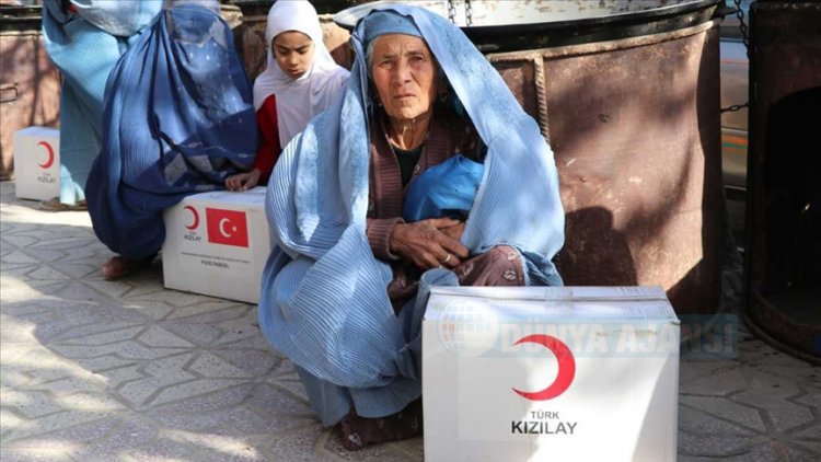 Türk Kızılay'dan Afganistan'da 500 aileye gıda yardımı 