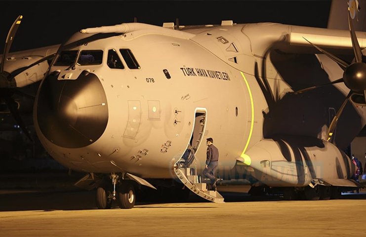 Müslümanlara yardım taşıyan askeri kargo uçağı Arakan'a hareket etti