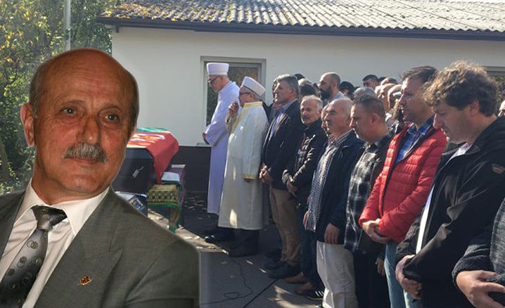 Sontheim DİTİB Camii Başkanı Ali Özdemir son yolculuğuna dualarla uğurladı